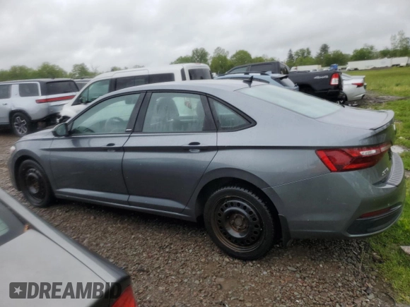 2023 Volkswagen Jetta Sport with VIN 3VWBM7BU8PM047576, listed as a Copart auction lot 57464945 with 38,214 mi miles and Salvage title. Bid and sale history available at DreamBid. Image 2.