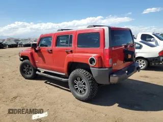 2009 Hummer H3 SUV with VIN 5GTEN13E998135702, listed as a Copart auction lot 68387524 with 129,541 mi miles and Salvage Title. Bid and sale history available at carsss.com. Image 2.
