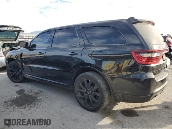 2019 Dodge Durango SXT Plus with VIN 1C4RDHAG9KC598757, listed as a Copart auction lot 43781245 with 76,862 mi miles and Salvage Title. Bid and sale history available at DreamBid. Image 2.