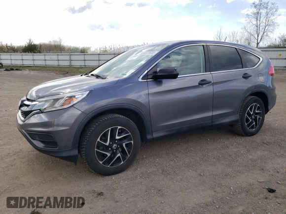 2016 Honda CR-V SE with VIN 2HKRM4H48GH726163, listed as a Copart auction lot 54677685 with 78,565 mi miles and Salvage Title. Bid and sale history available at carsss.com. Image 1.