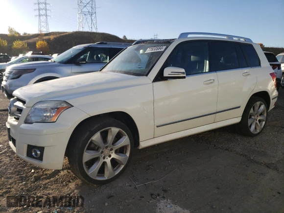 2011 Mercedes-Benz GLK 350 with VIN WDCGG8HBXBF678957, listed as a Copart auction lot 77833584 with 142,816 mi miles and Clean Title. Bid and sale history available at DreamBid. Image 1.