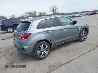2024 Mitsubishi Outlander Sport S with VIN JA4ARUAU0RU007517, listed as a IAAI auction lot 41945052 with 21,021 mi miles. Bid and sale history available at carsss.com. Image 4.