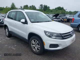2017 Volkswagen Tiguan S with VIN WVGBV7AX4HK002215, listed as a IAAI auction lot 42440129 with 174,529 mi miles and . Bid and sale history available at DreamBid. Image 1.