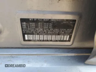 2011 Subaru Legacy Premium with VIN 4S3BMBC63B3252013, listed as a Copart auction lot 63046065 with Not provided miles and Salvage title. Bid and sale history available at DreamBid. Image 12.