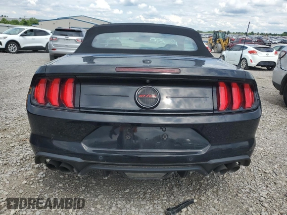 2022 Ford Mustang GT Premium with VIN 1FATP8FFXN5105812, listed as a Copart auction lot 58480665 with 23,168 mi miles and Salvage title. Bid and sale history available at DreamBid. Image 6.