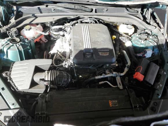 2025 Cadillac CT5 Premium Luxury with VIN 1G6DN5RK9S0106523, listed as a Copart auction lot 81950944 with 158 mi miles and Salvage title. Bid and sale history available at DreamBid. Image 11.