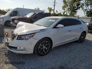 2016 Buick LaCrosse Sport Touring with VIN 1G4G45G3XGF172622, listed as a Copart auction lot 57595255 with 63,893 mi miles and Salvage title. Bid and sale history available at DreamBid. Image 1.