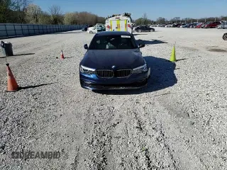 2018 BMW 5 Series 540i with VIN WBAJE5C56JWA93325, listed as a Copart auction lot 49583795 with Not Provided miles and Salvage Title. Bid and sale history available at carsss.com. Image 11.