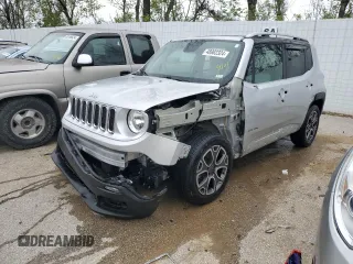 2018 Jeep Renegade Limited z VIN ZACCJADB8JPH23750, wystawiony jako Copart lot #48902324 z przebiegiem 89 003 mil mil oraz Szkoda całkowita • Salvage title. Historia ofert i sprzedaży dostępna na DreamBid. Obrazek 1.