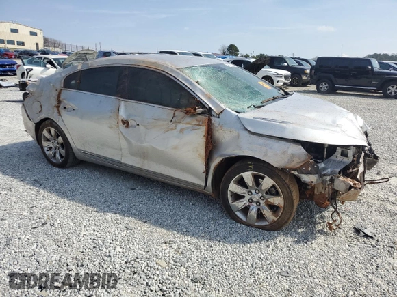 2012 Buick LaCrosse Premium 1 with VIN 1G4GD5E39CF107743, listed as a Copart auction lot 49057875 with 0 mi miles and Salvage Title. Bid and sale history available at carsss.com. Image 4.