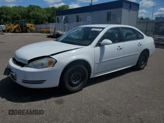 2012 Chevrolet Impala LS Fleet with VIN 2G1WF5E33C1121499, listed as a Copart auction lot 58003935 with 218,039 mi miles and Salvage title. Bid and sale history available at DreamBid. Image 1.