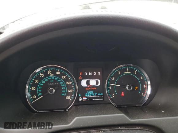 2013 Jaguar XF V6 SC with VIN SAJWJ0EF3D8S85693, listed as a Copart auction lot 75660304 with 70,565 mi miles and Salvage Title. Bid and sale history available at carsss.com. Image 9.