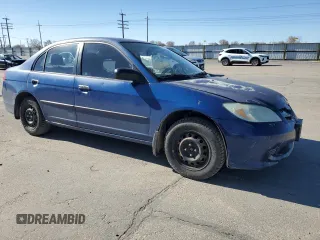 2004 Honda Civic VP with VIN 2HGES163X4H580884, listed as a Copart auction lot 50650925 with 211,497 mi miles and Salvage Title. Bid and sale history available at carsss.com. Image 4.