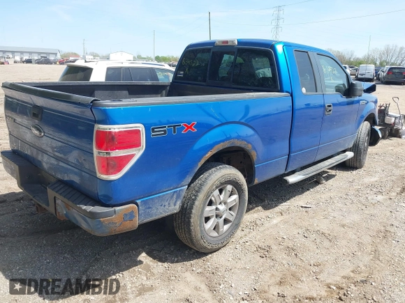 2009 Ford F-150 STX with VIN 1FTRX12839FB34927, listed as a IAAI auction lot 42112489 with 221,371 mi miles and . Bid and sale history available at DreamBid. Image 4.