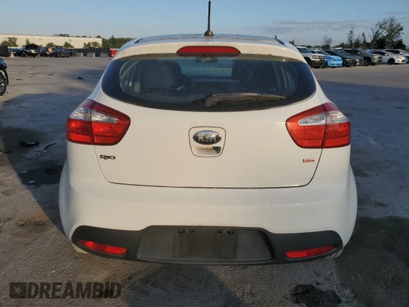 2013 Kia Rio LX with VIN KNADM5A38D6232986, listed as a Copart auction lot 50928325 with 68,799 mi miles and Salvage Title. Bid and sale history available at DreamBid. Image 6.