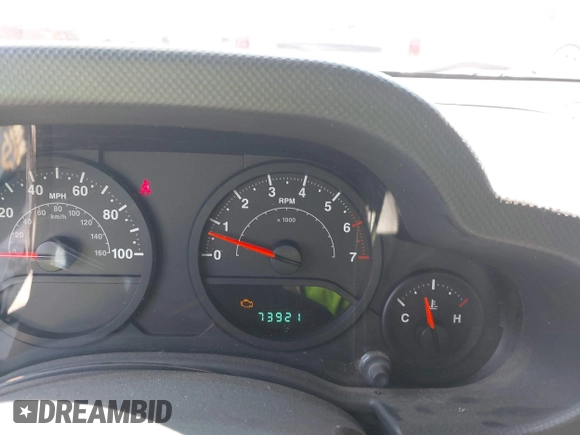 2008 Jeep Wrangler X with VIN 1J4FA24148L523290, listed as a IAAI auction lot 42694288 with 73,921 mi miles and . Bid and sale history available at DreamBid. Image 7.
