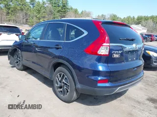 2016 Honda CR-V SE with VIN 5J6RM4H46GL019536, listed as a IAAI auction lot 42033987 with 44,792 mi miles and . Bid and sale history available at carsss.com. Image 3.