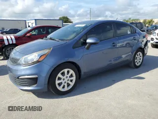 2016 Kia Rio LX with VIN KNADM4A36G6648176, listed as a Copart auction lot 70002694 with 45,154 mi miles and Salvage Title. Bid and sale history available at DreamBid. Image 1.