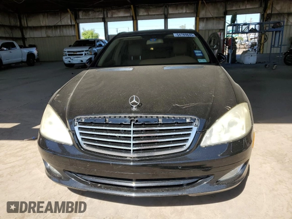 2007 Mercedes-Benz S 550 with VIN WDDNG71X47A119962, listed as a Copart auction lot 54789845 with 202,653 mi miles and Clean Title. Bid and sale history available at DreamBid. Image 5.