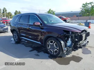 2024 Hyundai Palisade Limited z VIN KM8R54GE2RU678722, wystawiony jako IAAI lot #42052885 z przebiegiem 19 757 mil mil oraz . Historia ofert i sprzedaży dostępna na DreamBid. Obrazek 1.
