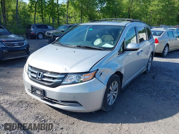 2014 Honda Odyssey EX-L with VIN 5FNRL5H61EB128311, listed as a IAAI auction lot 42334932 with 270,135 mi miles and . Bid and sale history available at DreamBid. Image 6.