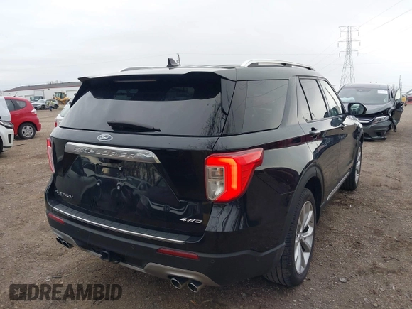 2022 Ford Explorer Platinum z VIN 1FM5K8HC6NGA72795, wystawiony jako IAAI lot #41955734 z przebiegiem 41 373 mil mil oraz . Historia ofert i sprzedaży dostępna na DreamBid. Obrazek 4.
