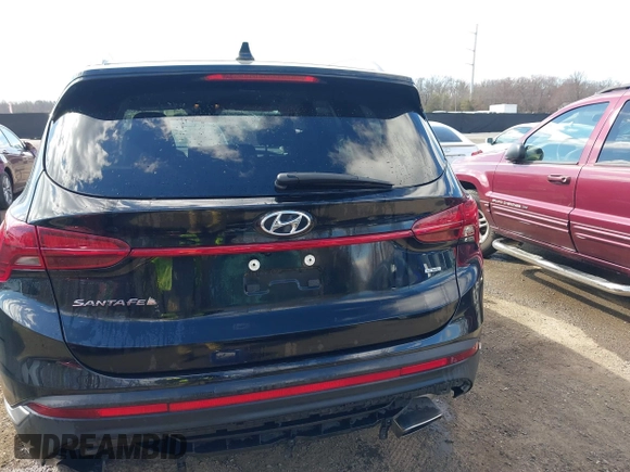 2022 Hyundai Santa Fe SEL with VIN 5NMS2DAJ2NH457997, listed as a IAAI auction lot 41667300 with 34,045 mi miles. Bid and sale history available at carsss.com. Image 16.