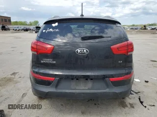 2016 Kia Sportage EX with VIN KNDPC3AC8G7860293, listed as a Copart auction lot 54138595 with 115,060 mi miles and Salvage title. Bid and sale history available at DreamBid. Image 6.