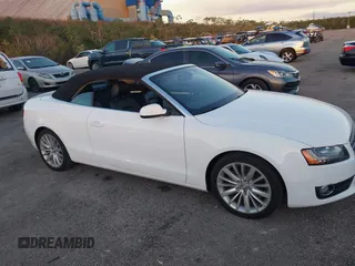 2012 Audi A5 2.0T Premium Plus with VIN WAUJFAFH7CN007652, listed as a IAAI auction lot 40848527 with 9,831 mi miles. Bid and sale history available at carsss.com. Image 13.