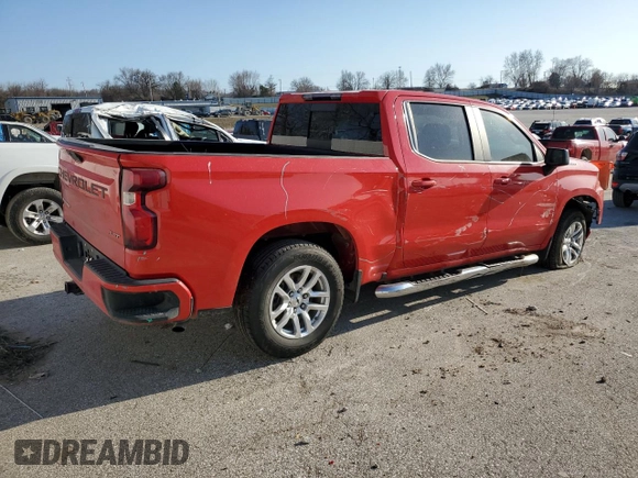 2020 Chevrolet Silverado 1500 RST with VIN 3GCPWDED3LG107835, listed as a Copart auction lot 48544515 with 78,765 mi miles and Salvage Title. Bid and sale history available at DreamBid. Image 3.