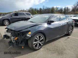 2016 Nissan Maxima SV with VIN 1N4AA6AP5GC901623, listed as a Copart auction lot 56005475 with 67,407 mi miles and Salvage title. Bid and sale history available at DreamBid. Image 1.