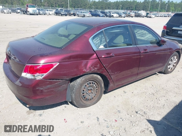 2010 Honda Accord LX with VIN 1HGCP2F33AA165432, listed as a IAAI auction lot 42041517 with 122,009 mi miles and . Bid and sale history available at DreamBid. Image 4.