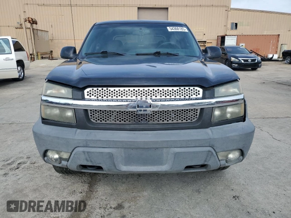 2002 Chevrolet Avalanche with VIN 3GNEC13T92G158903, listed as a Copart auction lot 54368185 with 231,991 mi miles and Clean Title. Bid and sale history available at carsss.com. Image 5.