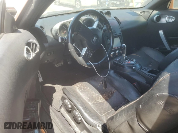 2006 Nissan 350Z Touring with VIN JN1AZ36A76M455928, listed as a Copart auction lot 51099565 with 0 mi miles and Salvage Title. Bid and sale history available at carsss.com. Image 8.