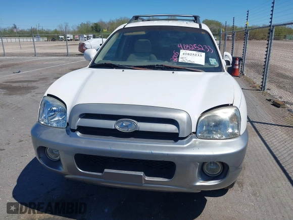 2005 Hyundai Santa Fe GLS with VIN KM8SC13D15U941151, listed as a IAAI auction lot 41825233 with 102,745 mi miles. Bid and sale history available at carsss.com. Image 6.