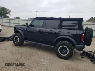 2022 Ford Bronco with VIN 1FMEE5DP9NLA92965, listed as a Copart auction lot 82381544 with 60,744 mi miles and Salvage Title. Bid and sale history available at carsss.com. Image 2.