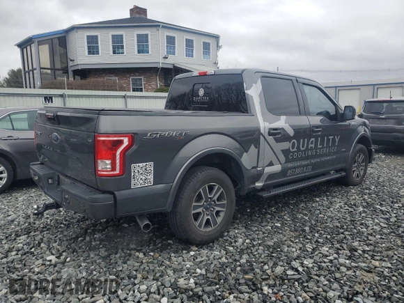 2017 Ford F-150 XL with VIN 1FTEW1EP1HFC16237, listed as a Copart auction lot 51644515 with 263,363 mi miles and Salvage title. Bid and sale history available at DreamBid. Image 3.