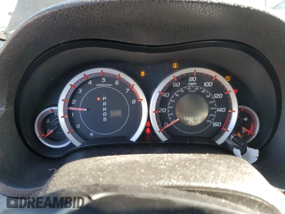 2012 Acura TSX Special Edition with VIN JH4CU2F85CC003701, listed as a Copart auction lot 89129185 with 169,545 mi miles and Salvage title. Bid and sale history available at DreamBid. Image 9.