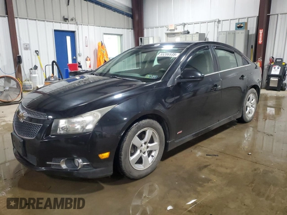 2013 Chevrolet Cruze 1LT with VIN 1G1PC5SBXD7216445, listed as a Copart auction lot 55206535 with 124,147 mi miles and Salvage Title. Bid and sale history available at DreamBid. Image 1.
