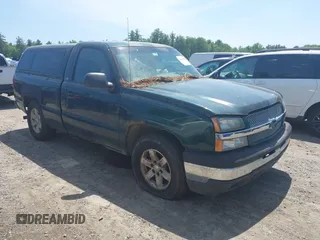 2005 Chevrolet Silverado 1500 Work Truck z VIN 1GCEC14X75Z145436, wystawiony jako IAAI lot #42414088 z przebiegiem 181 641 mil mil oraz . Historia ofert i sprzedaży dostępna na DreamBid. Obrazek 1.