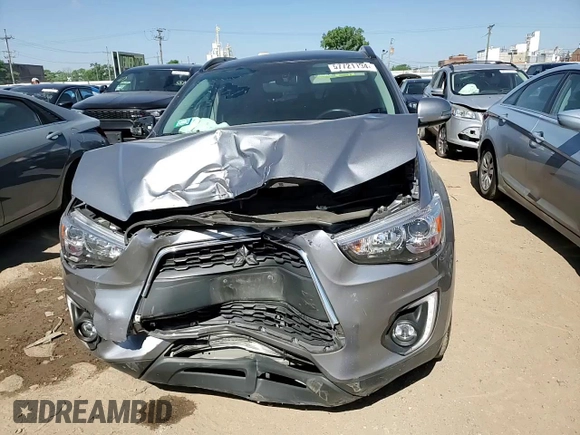 2015 Mitsubishi Outlander Sport 2.4 GT with VIN 4A4AP4AW5FE032330, listed as a Copart auction lot 71565354 with 98,342 mi miles and Salvage Title. Bid and sale history available at carsss.com. Image 11.