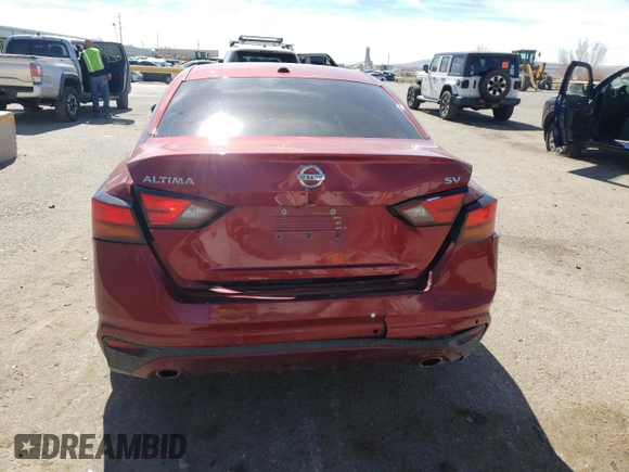 2019 Nissan Altima 2.5 SV with VIN 1N4BL4DV0KC202325, listed as a Copart auction lot 47789745 with 136,660 mi miles and Salvage Title. Bid and sale history available at carsss.com. Image 6.