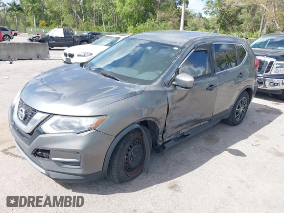 2017 Nissan Rogue SV with VIN KNMAT2MV9HP541757, listed as a IAAI auction lot 41563928 with 141,116 mi miles. Bid and sale history available at carsss.com. Image 2.