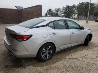 2021 Nissan Sentra SV with VIN 3N1AB8CV5MY304296, listed as a Copart auction lot 60737355 with 85,148 mi miles and Clean title. Bid and sale history available at DreamBid. Image 3.
