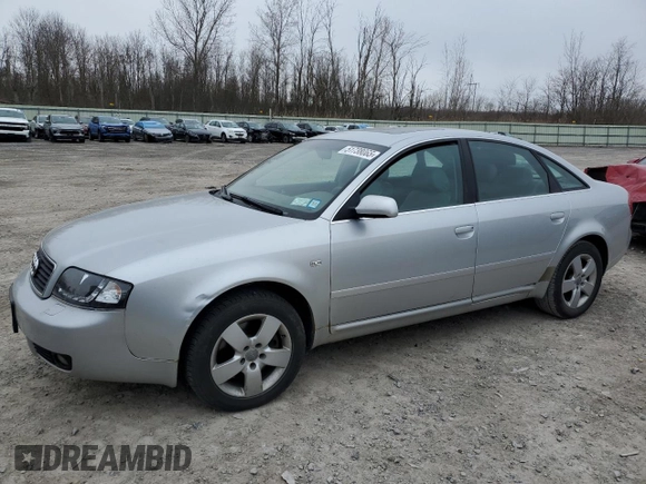 2002 Audi A6 3.0L with VIN WAULT64B62N104952, listed as a Copart auction lot 51738065 with 100,225 mi miles and Salvage Title. Bid and sale history available at carsss.com. Image 1.