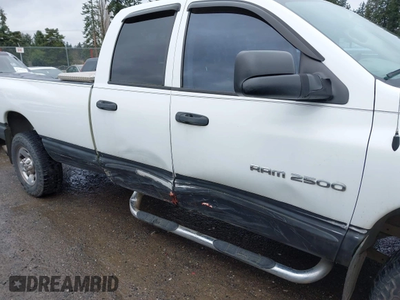2005 Dodge 2500 SLT with VIN 3D7KS28CX5G707046, listed as a IAAI auction lot 41658185 with 213,266 mi miles and . Bid and sale history available at DreamBid. Image 6.