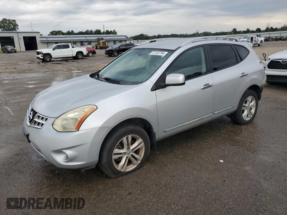 2012 Nissan Rogue S with VIN JN8AS5MV3CW702093, listed as a Copart auction lot 72132794 with 106,526 mi miles and Salvage Title. Bid and sale history available at DreamBid. Image 1.