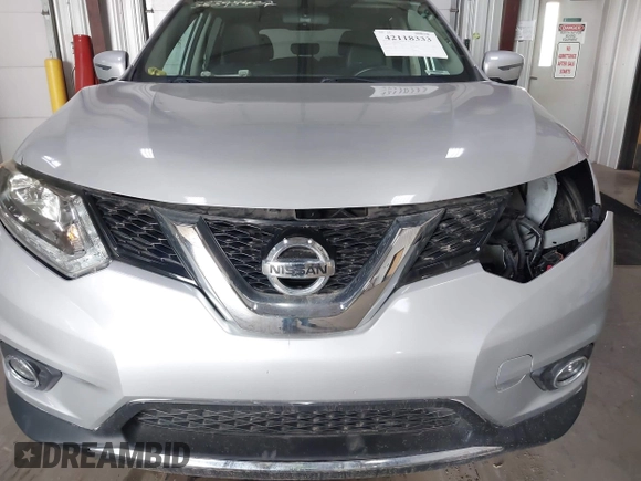 2016 Nissan Rogue SL with VIN 5N1AT2MV2GC737041, listed as a IAAI auction lot 42118333 with 46,213 mi miles and . Bid and sale history available at DreamBid. Image 6.