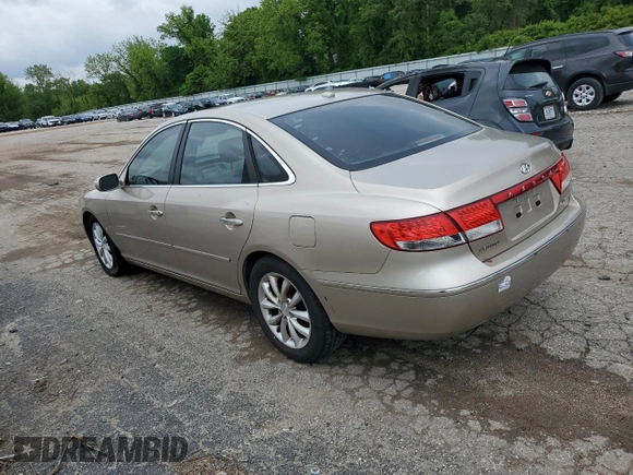 2008 Hyundai Azera Limited with VIN KMHFC46F28A291297, listed as a Copart auction lot 56549315 with 161,035 mi miles and Clean Title. Bid and sale history available at DreamBid. Image 2.