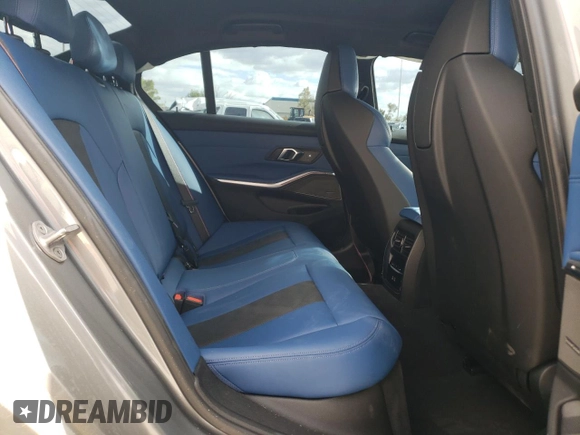 2024 BMW M3 Competition with VIN WBS33AY05RFS22907, listed as a Copart auction lot 70072274 with 5,323 mi miles and Salvage title. Bid and sale history available at DreamBid. Image 10.